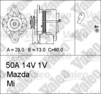 MAZDA HE21-18-300ES Генератор