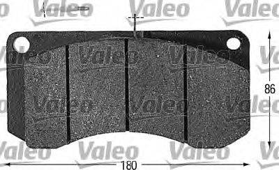 VALEO 29013 Комплект гальмівних колодок, дискове гальмо