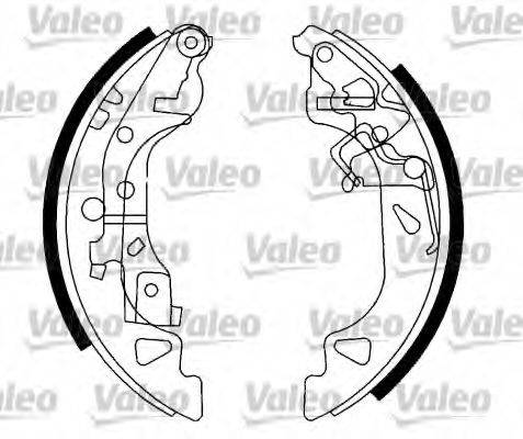 VALEO 554811 Комплект гальмівних колодок