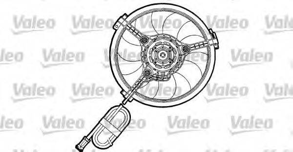 VALEO 698155 Вентилятор, охолодження двигуна