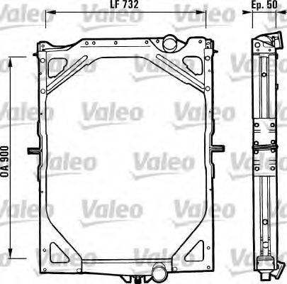 VOLVO 85000328 Радіатор, охолодження двигуна