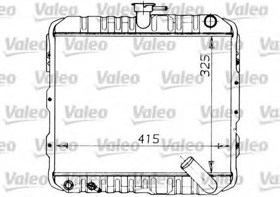 VALEO 730446 Радіатор, охолодження двигуна