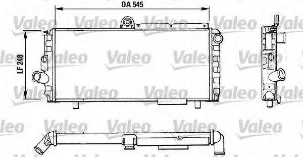 VALEO 811010 Радіатор, охолодження двигуна