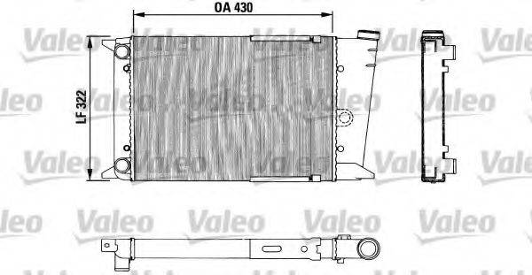 AVA QUALITY COOLING KVW001 Радіатор, охолодження двигуна