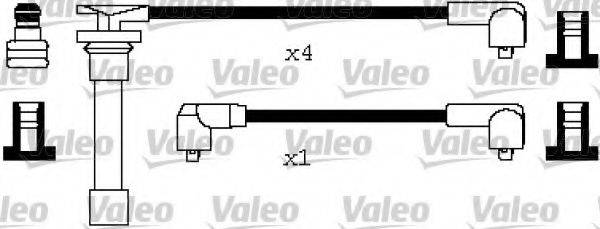 VALEO 346626 Комплект дротів запалювання