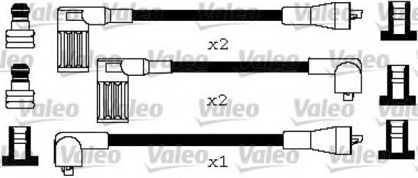 VALEO 346616 Комплект дротів запалювання