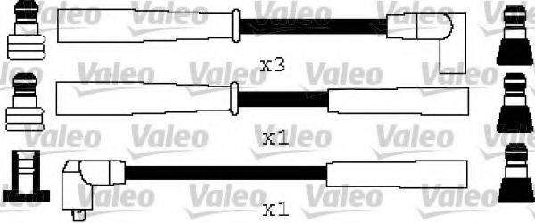 VALEO 346520 Комплект дротів запалювання