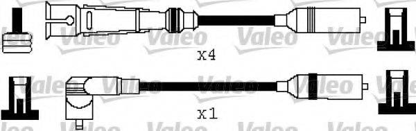 VALEO 346385 Комплект дротів запалювання