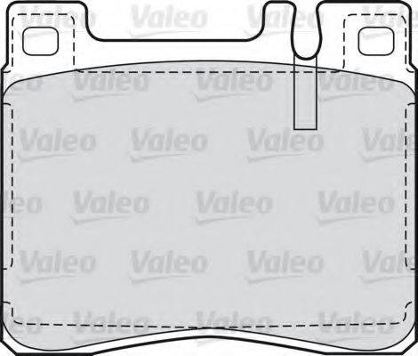 VALEO 21303 Комплект гальмівних колодок, дискове гальмо