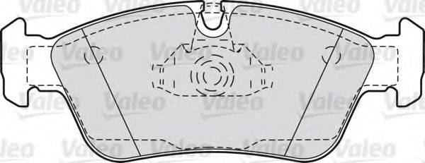VALEO 21914 Комплект гальмівних колодок, дискове гальмо