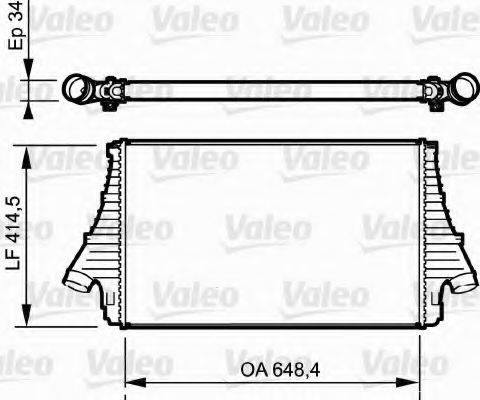 VALEO 818818 Інтеркулер