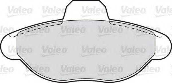 VALEO 598011 Комплект гальмівних колодок, дискове гальмо
