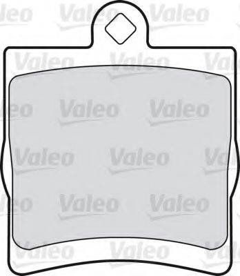 VALEO 21919 Комплект гальмівних колодок, дискове гальмо