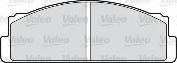 VALEO 20647 Комплект гальмівних колодок, дискове гальмо