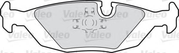 VALEO 20756 Комплект гальмівних колодок, дискове гальмо