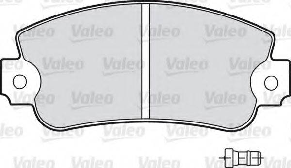 VALEO 540464 Комплект гальмівних колодок, дискове гальмо