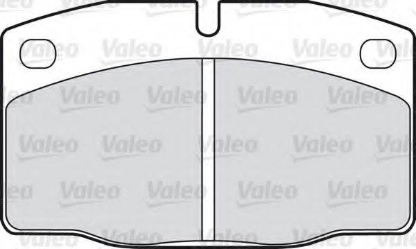 VALEO 540480 Комплект гальмівних колодок, дискове гальмо