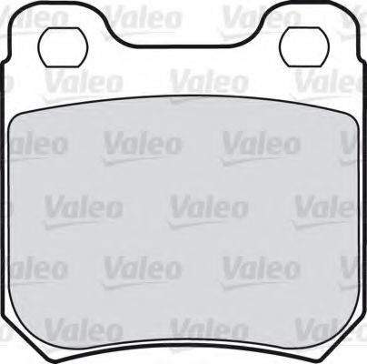 VALEO 598243 Комплект гальмівних колодок, дискове гальмо