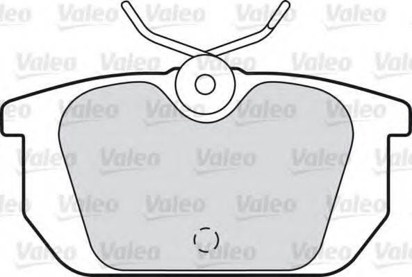 VALEO 598142 Комплект гальмівних колодок, дискове гальмо