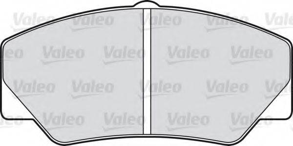 VALEO 21141 Комплект гальмівних колодок, дискове гальмо