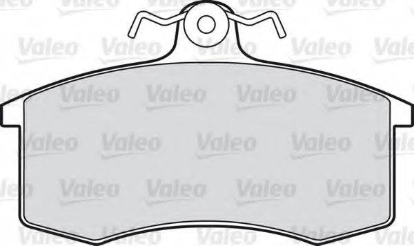 VALEO 540408 Комплект гальмівних колодок, дискове гальмо