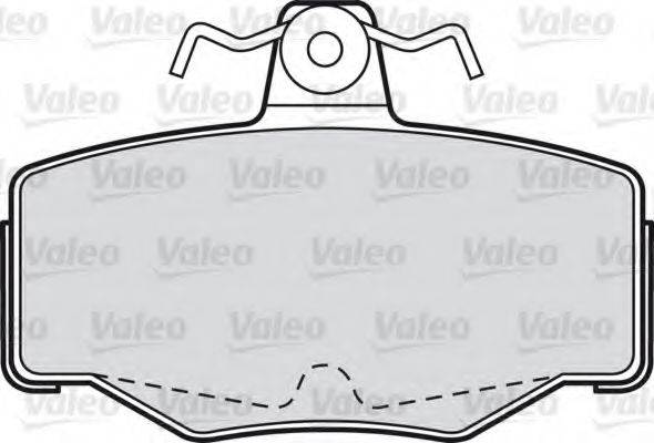 VALEO 598057 Комплект гальмівних колодок, дискове гальмо