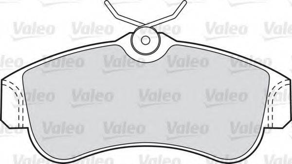 VALEO 540806 Комплект гальмівних колодок, дискове гальмо