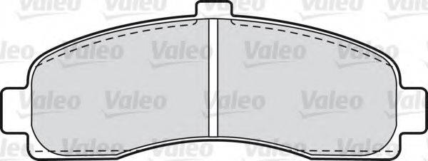 VALEO 601100 Комплект гальмівних колодок, дискове гальмо