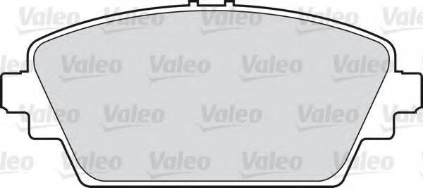 VALEO 598451 Комплект гальмівних колодок, дискове гальмо