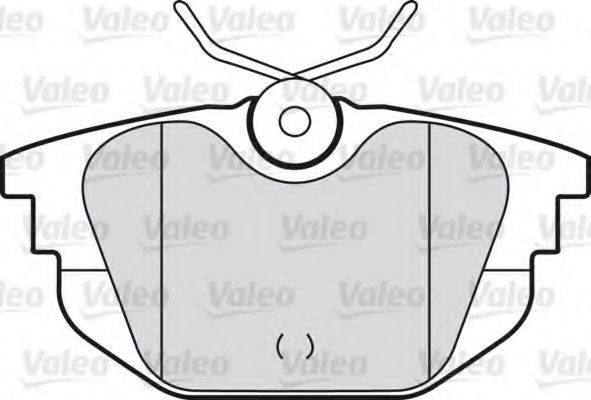 VALEO 598331 Комплект гальмівних колодок, дискове гальмо