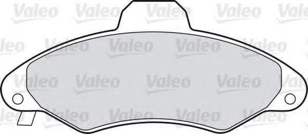 VALEO 301172 Комплект гальмівних колодок, дискове гальмо