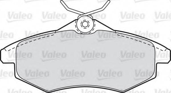 VALEO 597374 Комплект гальмівних колодок, дискове гальмо
