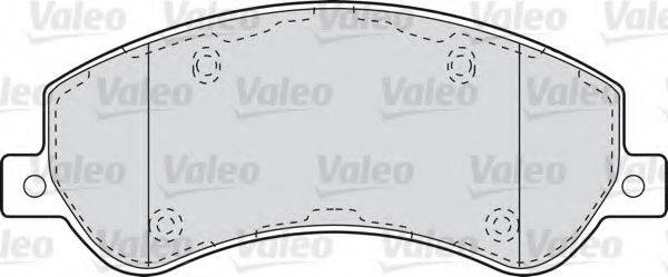 VALEO 29816 Комплект гальмівних колодок, дискове гальмо