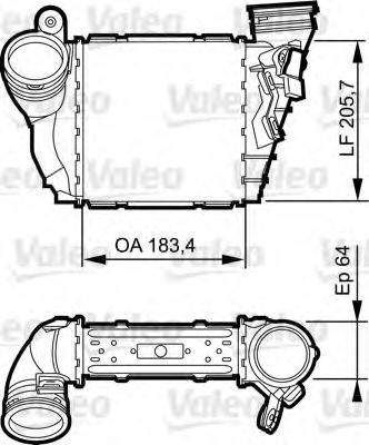 VW 1J0145803N Інтеркулер