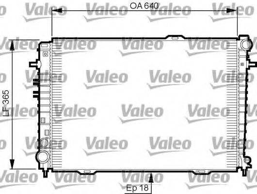 VALEO 735500 Радіатор, охолодження двигуна
