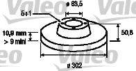 LPR F1018P гальмівний диск