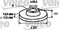 FIAT 93800492 гальмівний диск