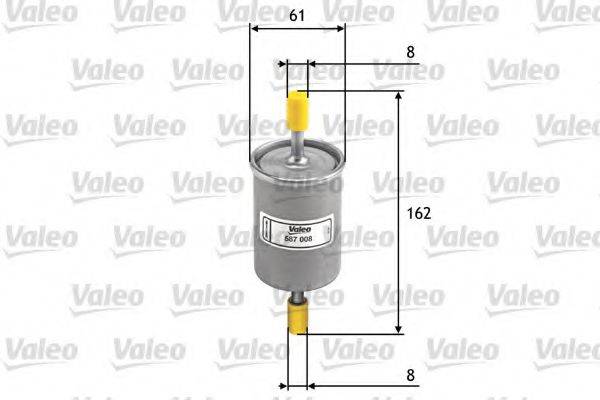 VALEO 587008 Топливный фильтр
