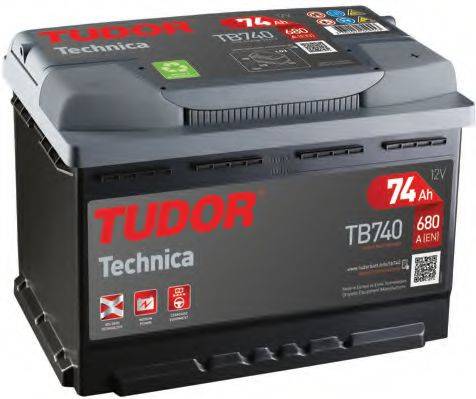 TUDOR TB740 Стартерная аккумуляторная батарея; Стартерная аккумуляторная батарея