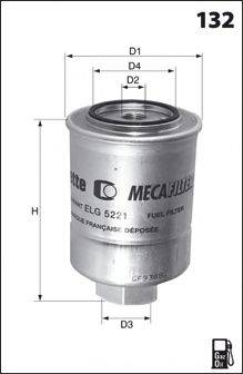 MECAFILTER ELG5370 Паливний фільтр