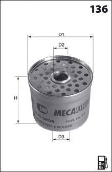 MECAFILTER G03 Паливний фільтр