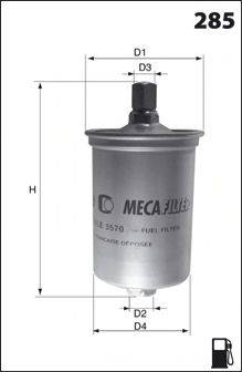 MECAFILTER ELE3570 Паливний фільтр