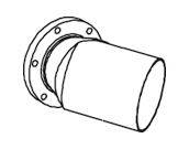 DINEX 18162 Труба вихлопного газу