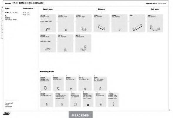 DINEX 150200228 Система випуску ОГ