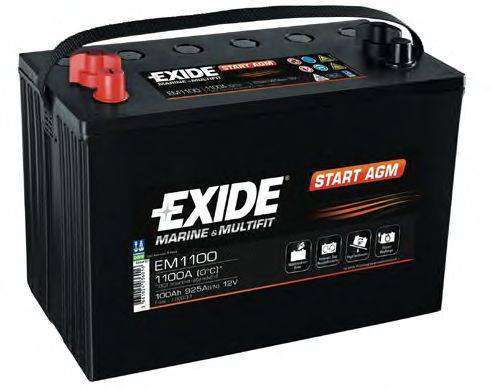 EXIDE EM1100 Стартерна акумуляторна батарея; Стартерна акумуляторна батарея