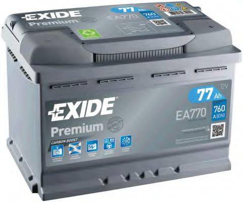 EXIDE EA770 Стартерная аккумуляторная батарея; Стартерная аккумуляторная батарея