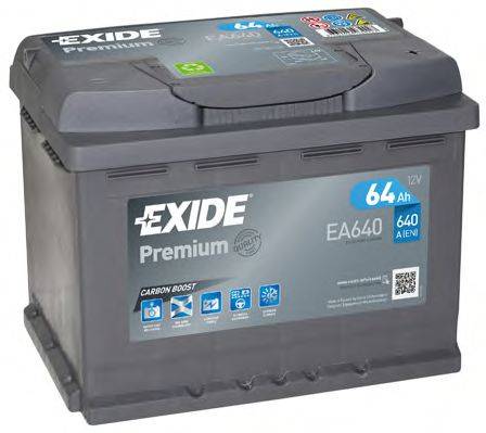 EXIDE EA640 Стартерна акумуляторна батарея; Стартерна акумуляторна батарея
