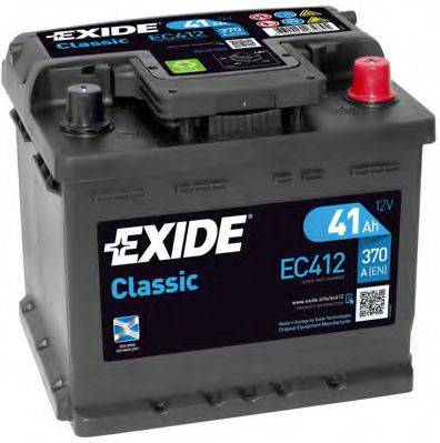 EXIDE EC412 Стартерна акумуляторна батарея; Стартерна акумуляторна батарея