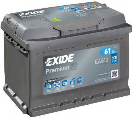 EXIDE EA612 Стартерна акумуляторна батарея; Стартерна акумуляторна батарея