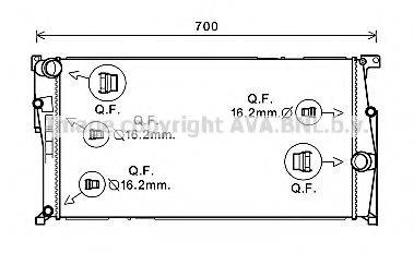 AVA QUALITY COOLING BW2456 Радіатор, охолодження двигуна